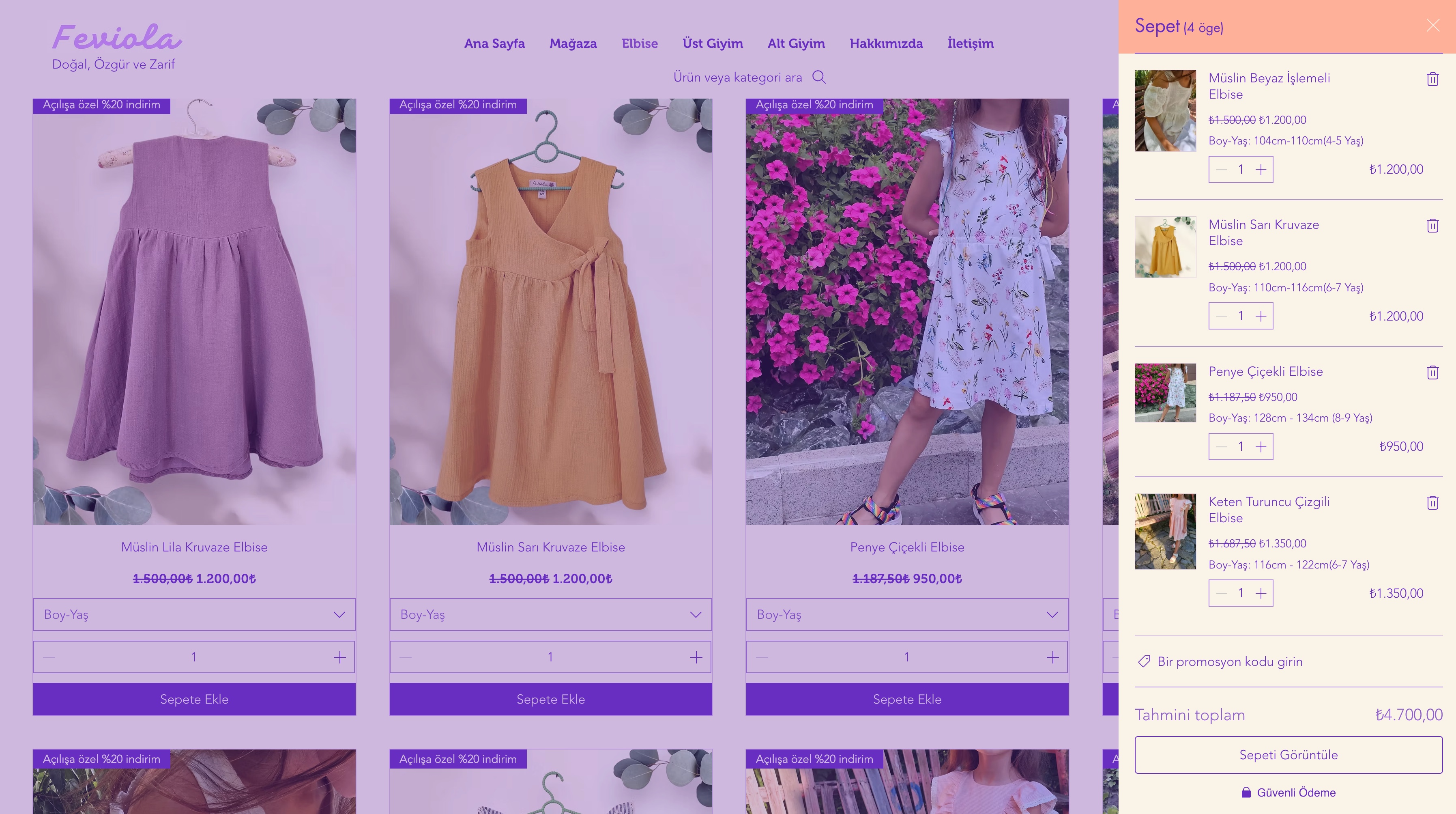 E-Ticaret Sitesi Tasarımı